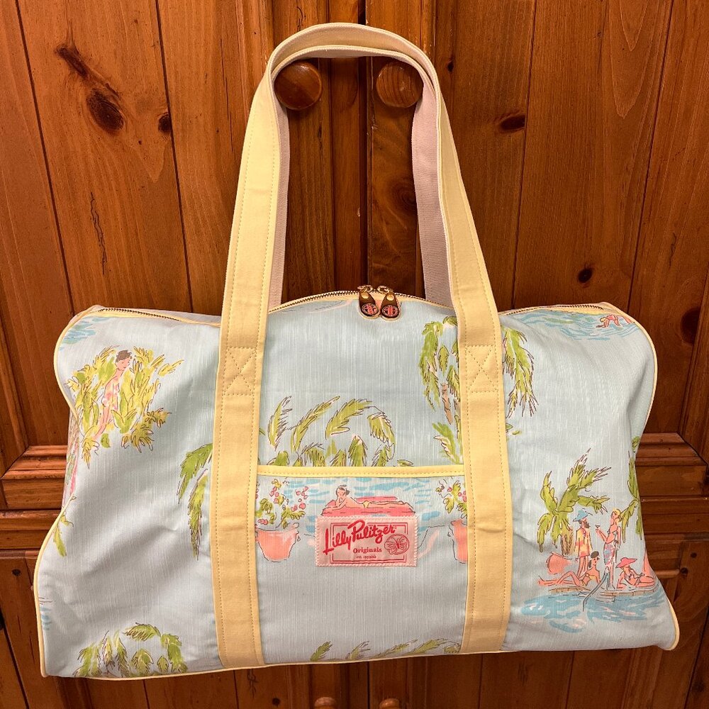 Lilly Pulitzer Originals Weekender Bag Carry On Duffle In The Slim NEW RARE